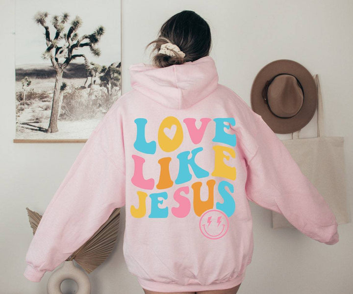 Women's Oversized Hoodie with Colorful Print Lisslune