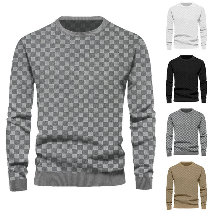 Men's structured sweater with modern design Lisslune