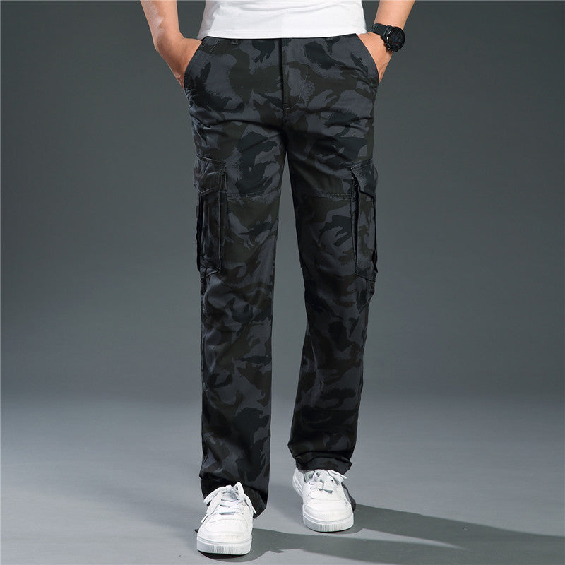Men's robust cargo pants with multiple pockets Lisslune