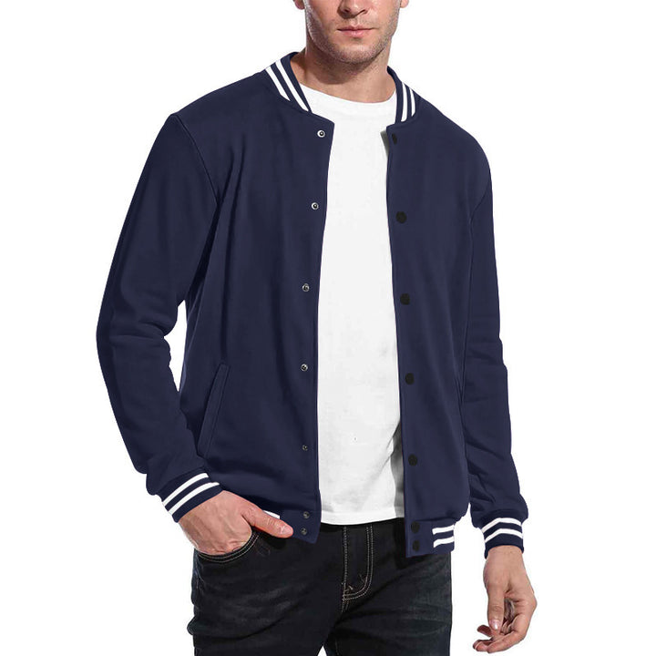 Men's Sporty College Jacket Lisslune