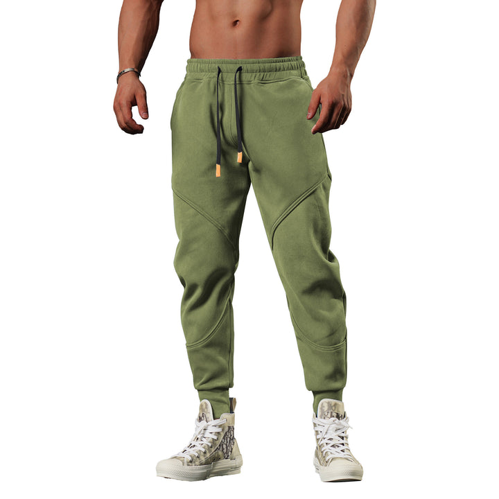 Men's sporty sweatpants with innovative cut and practical pockets Lisslune