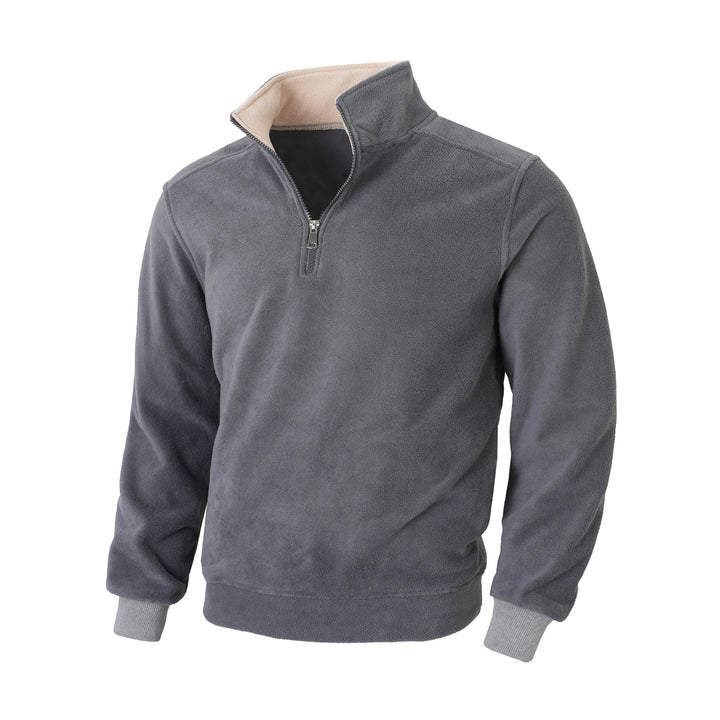 Men's fleece jacket with half-length zipper Lisslune