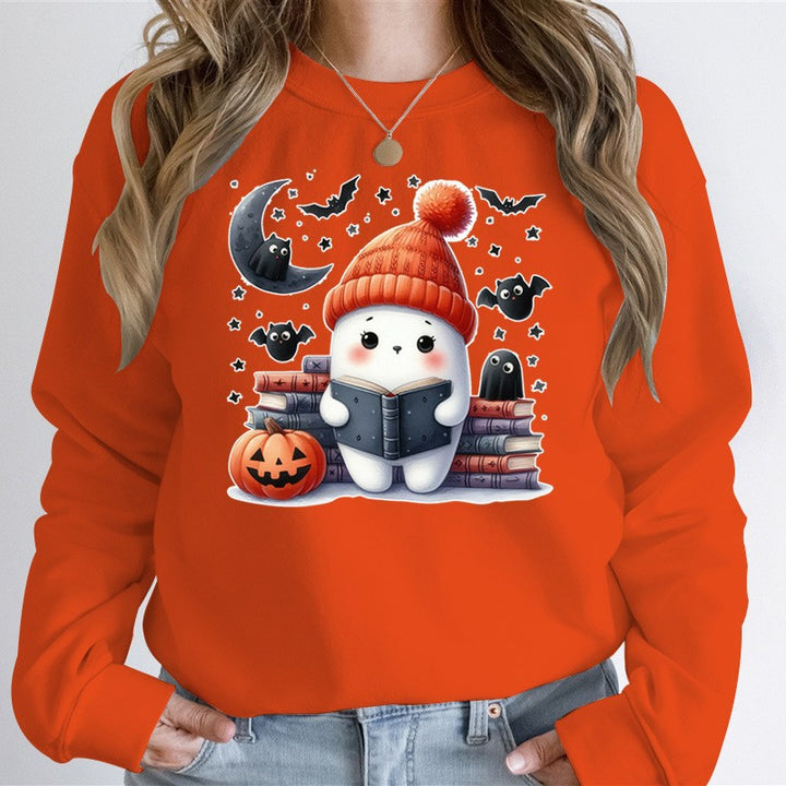 Women's sweatshirt with playful Halloween motif and high-quality material Lisslune