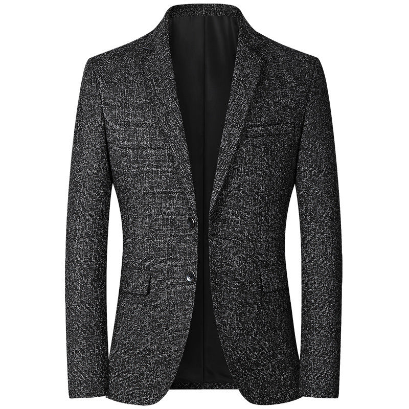 Men's modern and elegant blazer made of textured fabric Lisslune