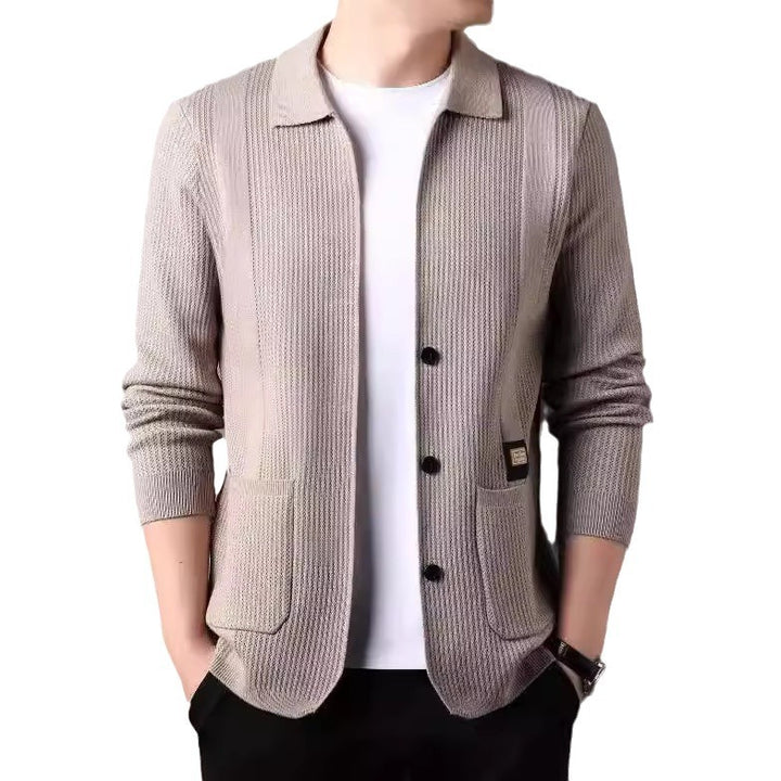 Men's fashionable cardigan with practical pockets Lisslune