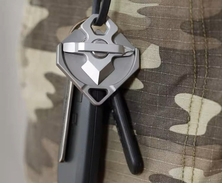 Lisslune | Titanium EDC Multi-Tool - Screwdriver, Wrench, Cool Pendant