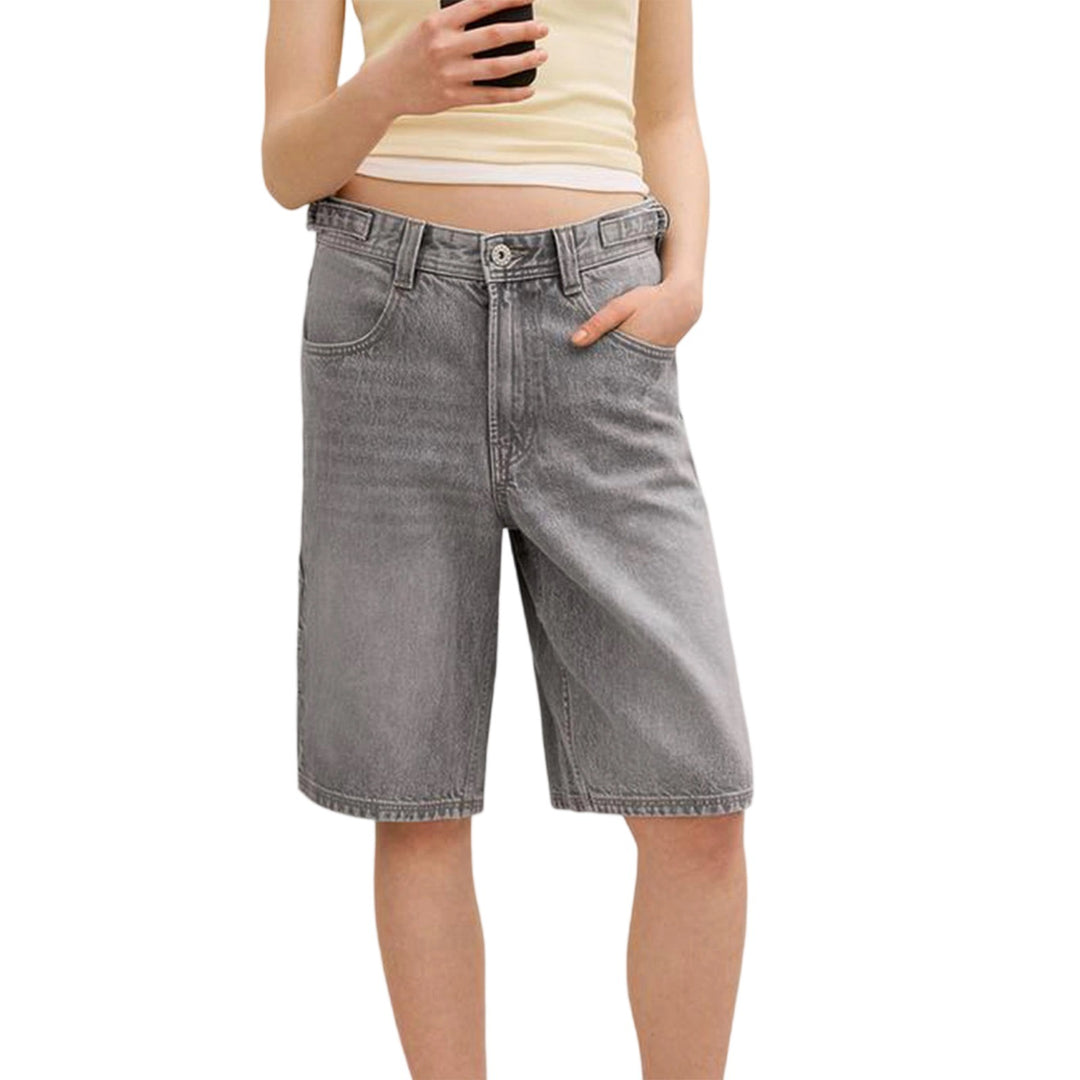 Women High-Cut Denim Shorts in Modern Style Lisslune