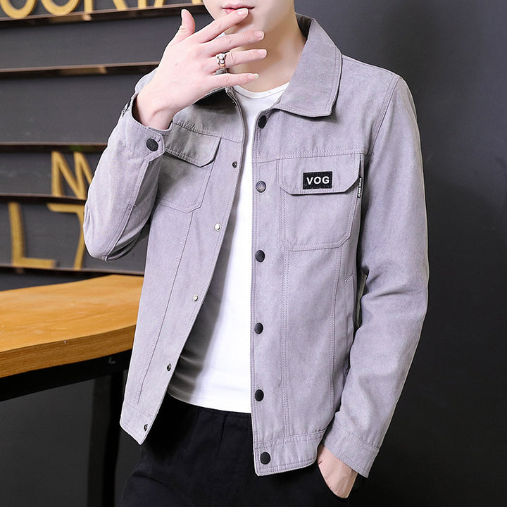 Men's Casual Denim Jacket Lisslune