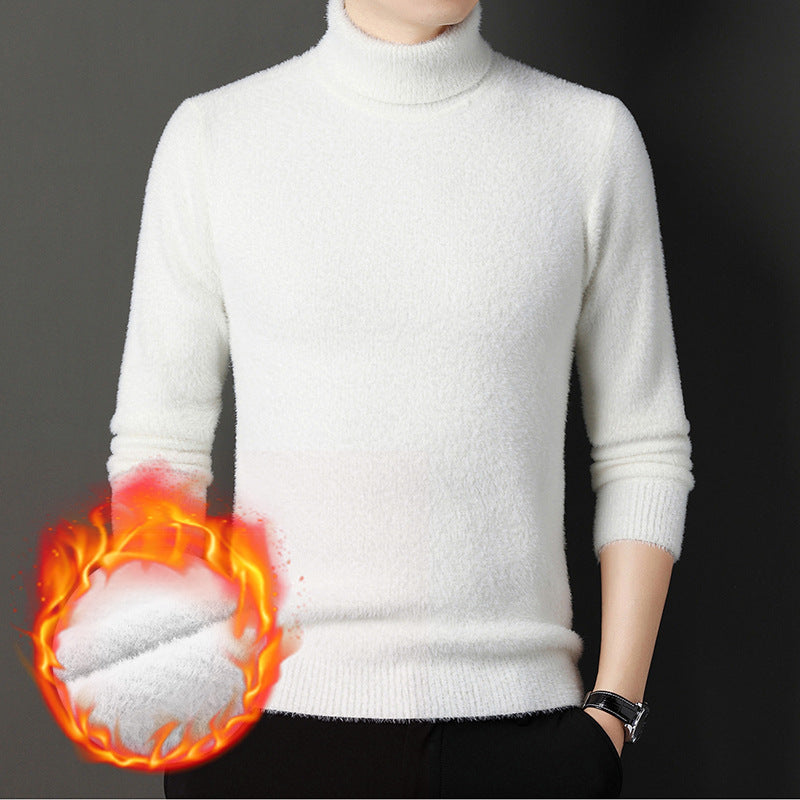 Men's high-quality turtleneck sweater made of soft material Lisslune