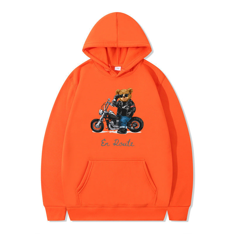 Women's hoodie with unique bear design and casual fit Lisslune
