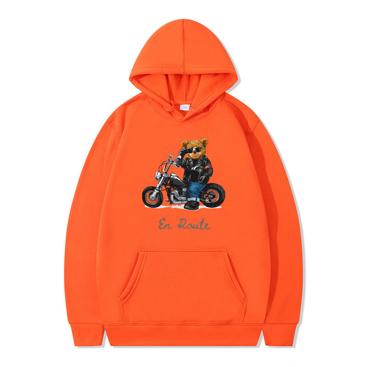 Women's hoodie with unique bear design and casual fit Lisslune