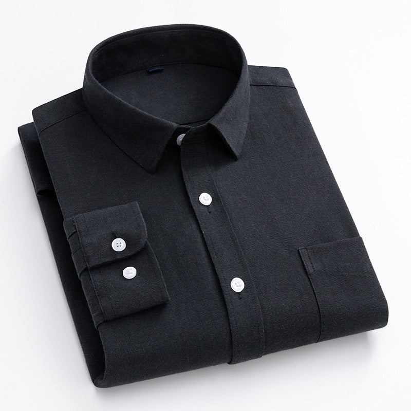 Men's Elegant Cotton Shirt with Modern Cut Lisslune
