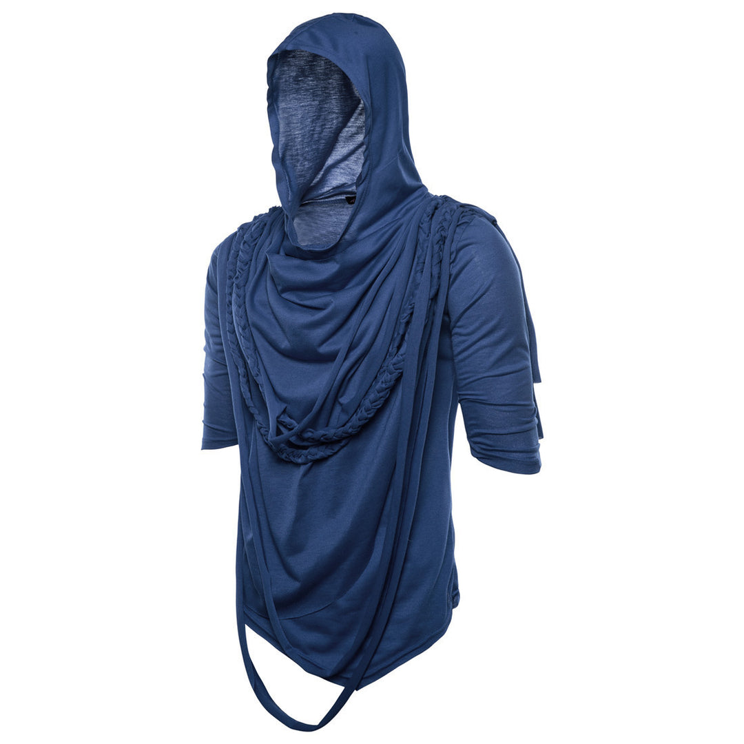 Men's hoodie with innovative design and unique draping Lisslune