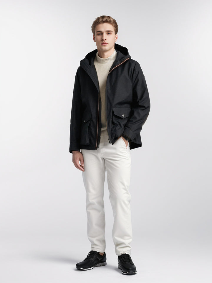 Men's functional transitional jacket with removable hood Lisslune