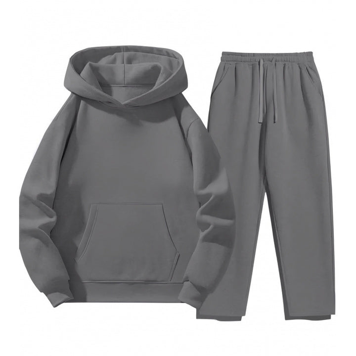 Women's Sweat Suit with Cozy Hoodie and Practical Jogging Pants Lisslune