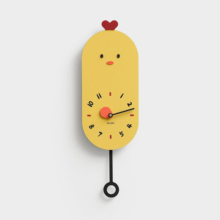 Lisslune | Cute Chicken Kids Room Silent Wall Clock