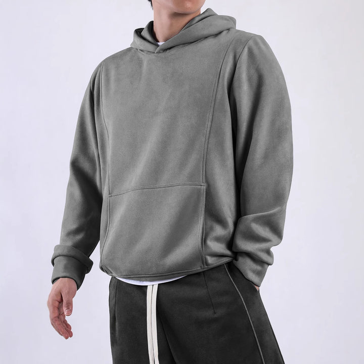 Men's hoodie with practical kangaroo pocket design and soft inner lining Lisslune