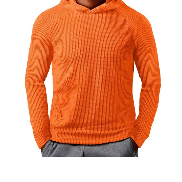 Men's casual hoodie with textured material Lisslune