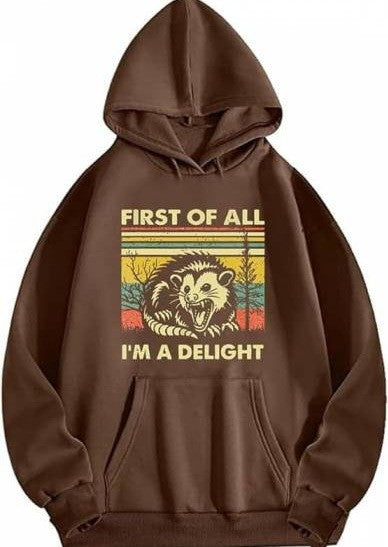 Women's hoodie with creative animal graphic and comfortable fit Lisslune