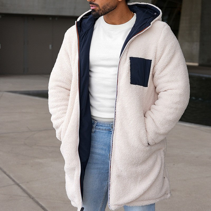 Men's reversible parka with cozy inner lining and practical pockets Lisslune