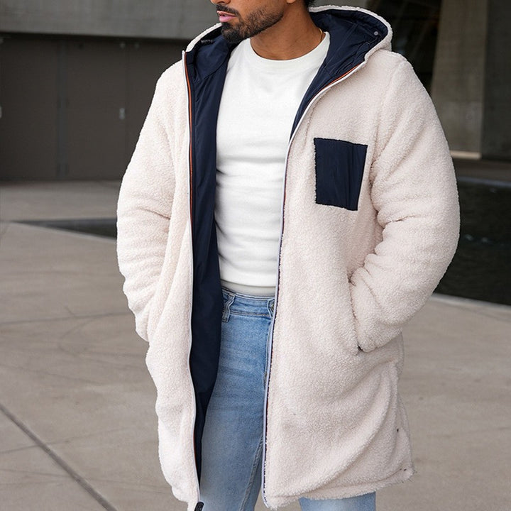 Men's reversible parka with cozy inner lining and practical pockets Lisslune
