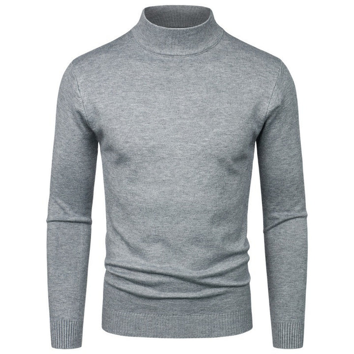 Men's elegant turtleneck sweater made of fine cotton blend Lisslune