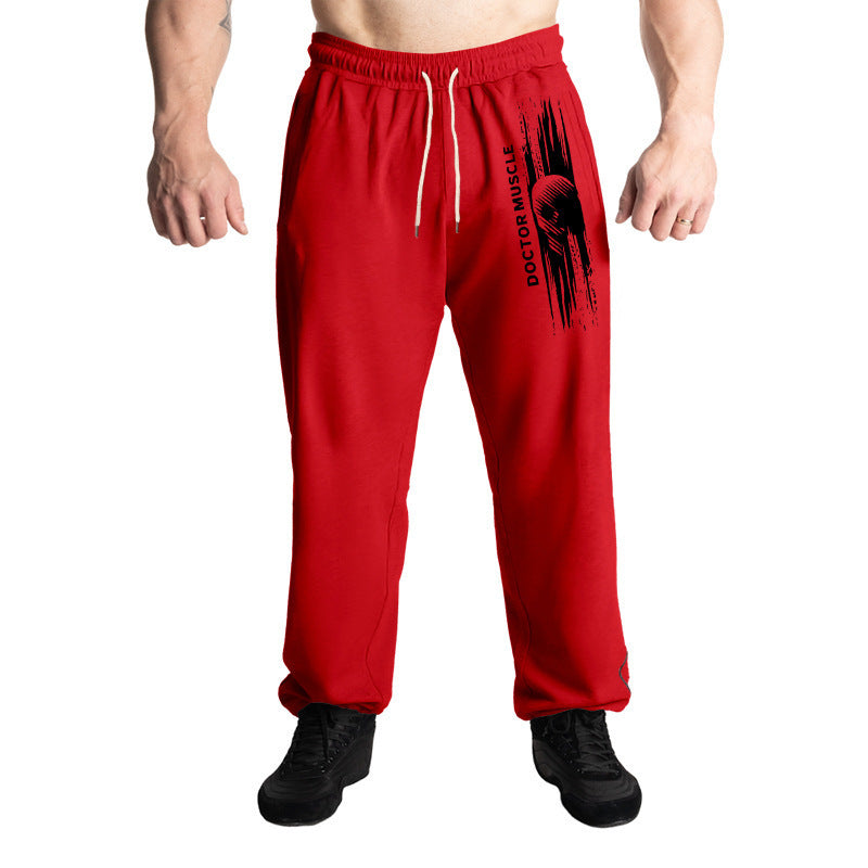 Men's Comfortable Sport Jogging Pants with Side Pockets and Adjustable Drawstring Lisslune