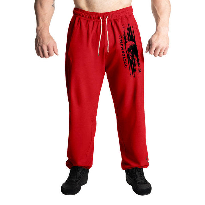 Men's Comfortable Sport Jogging Pants with Side Pockets and Adjustable Drawstring Lisslune