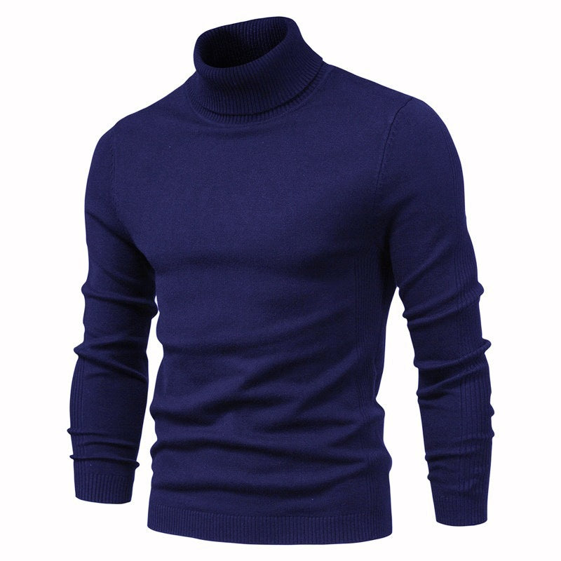 Men's elegant turtleneck sweater made of fine knit Lisslune