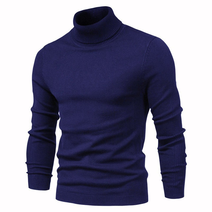 Men's elegant turtleneck sweater made of fine knit Lisslune