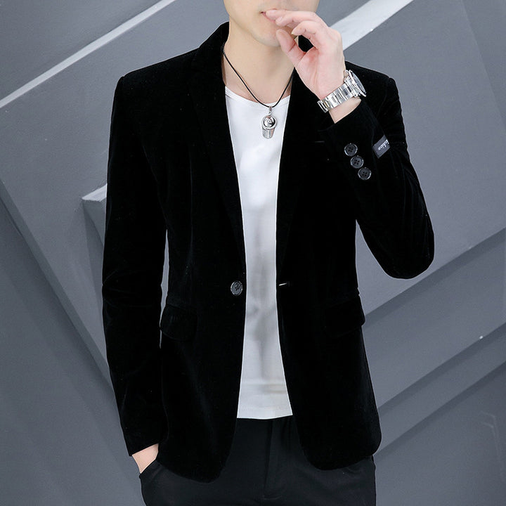 Men's elegant velvet blazer Lisslune