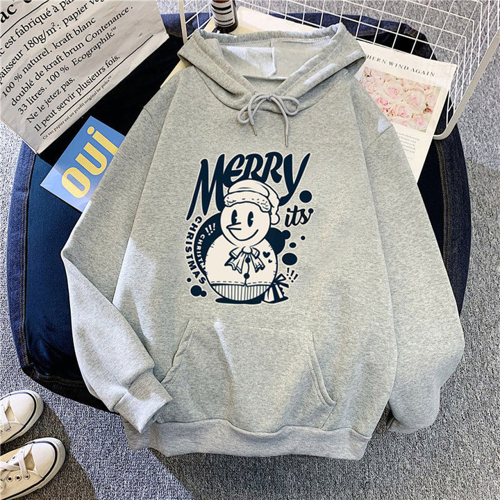 Women's hoodie with cheerful Christmas motif Lisslune