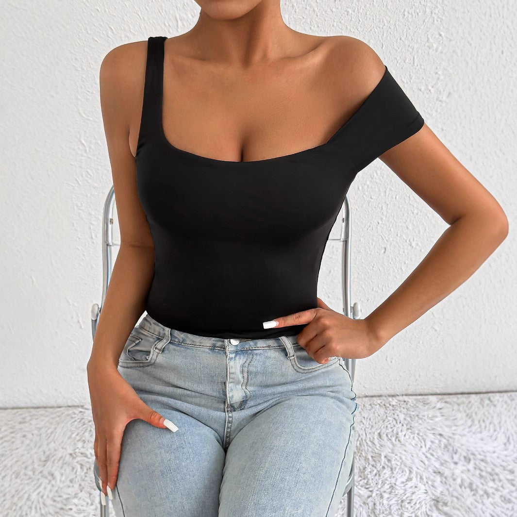 Damen Off-Shoulder Körperoberteil mit figurbetontem Schnitt Lisslune