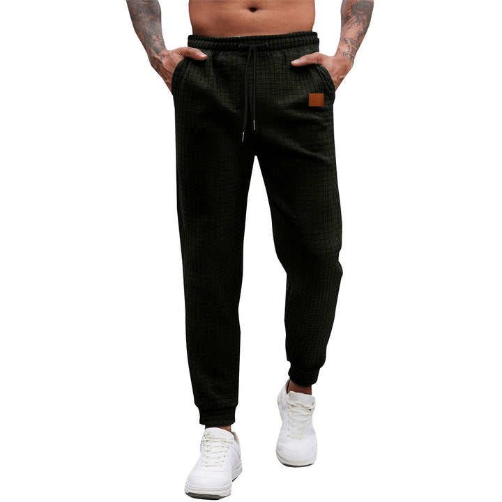 Men's Comfortable Sporty Sweatpants with Elastic Waistband and Practical Pockets Lisslune