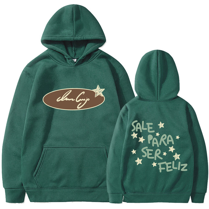 Women's hoodie sweatshirt with creative lettering and eye-catching design Lisslune