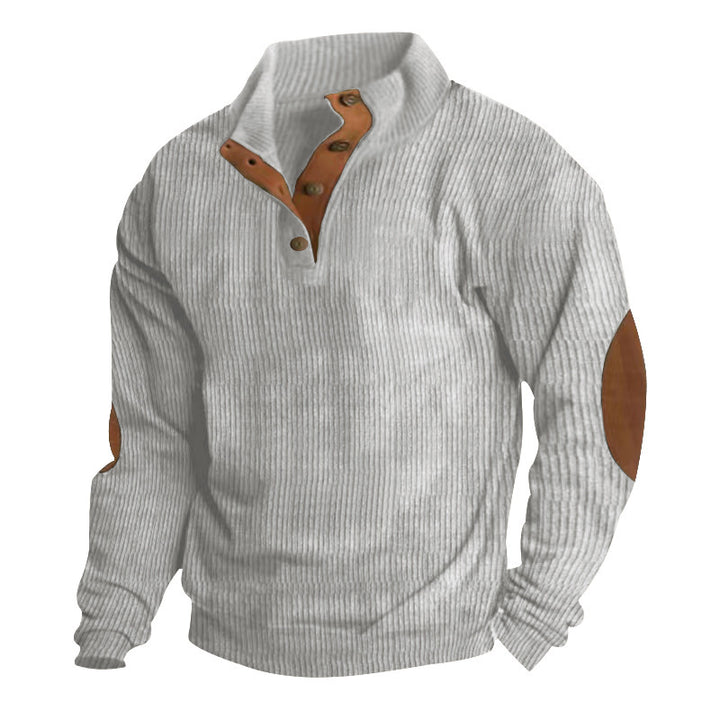 Men's structured sweater with contrast details Lisslune