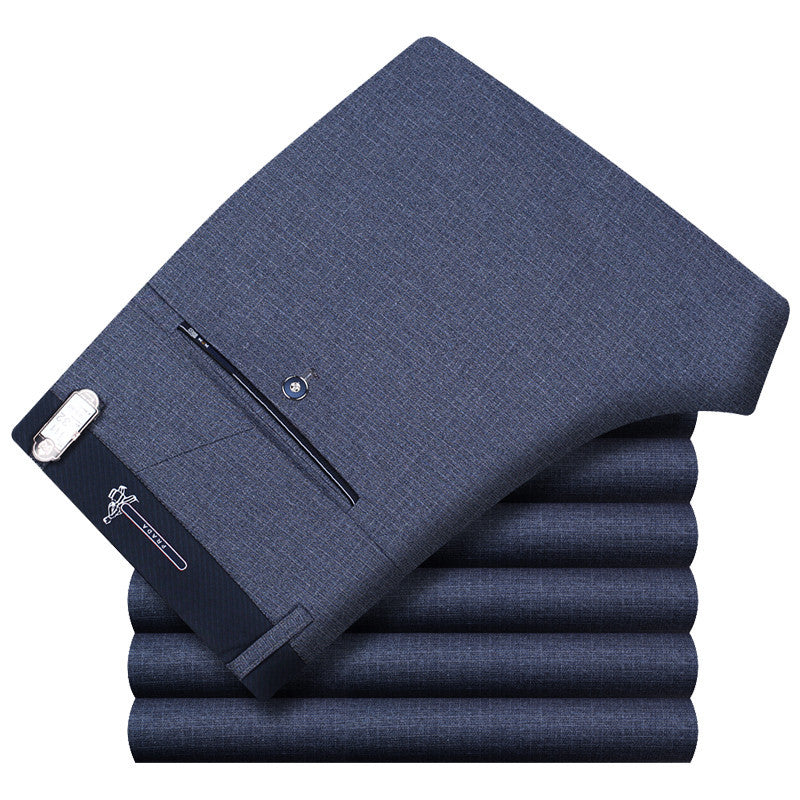 Men's classic suit trousers with innovative elastic waistband Lisslune