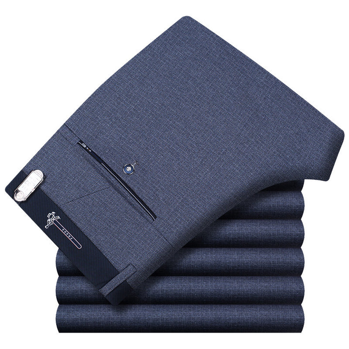 Men's classic suit trousers with innovative elastic waistband Lisslune
