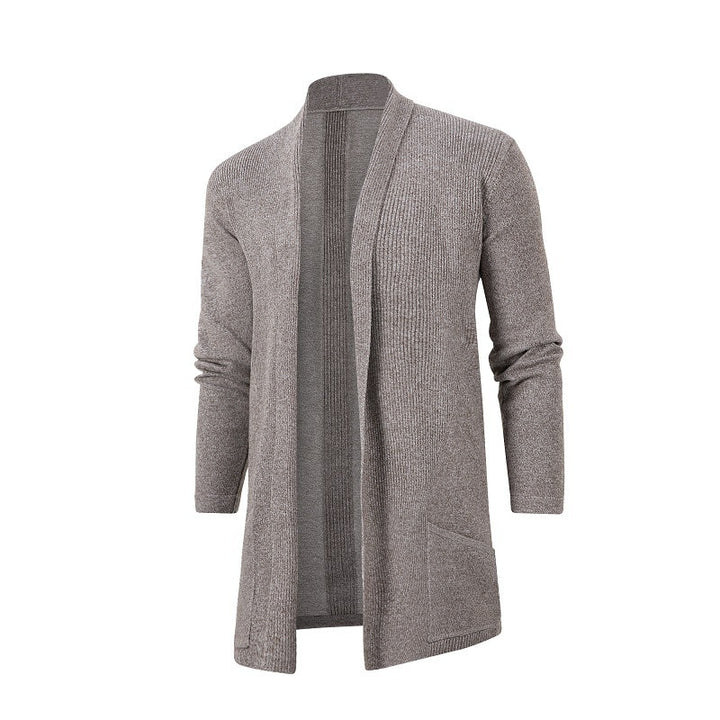 Men's cardigan with open design and minimalist pockets Lisslune