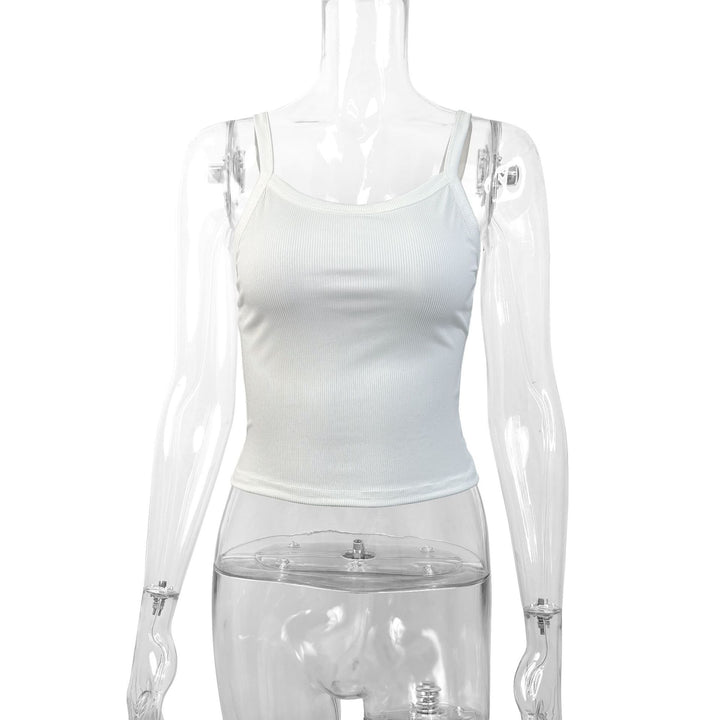 Damen Trägershirt aus Rippenstoff mit figurbetontem Schnitt Lisslune