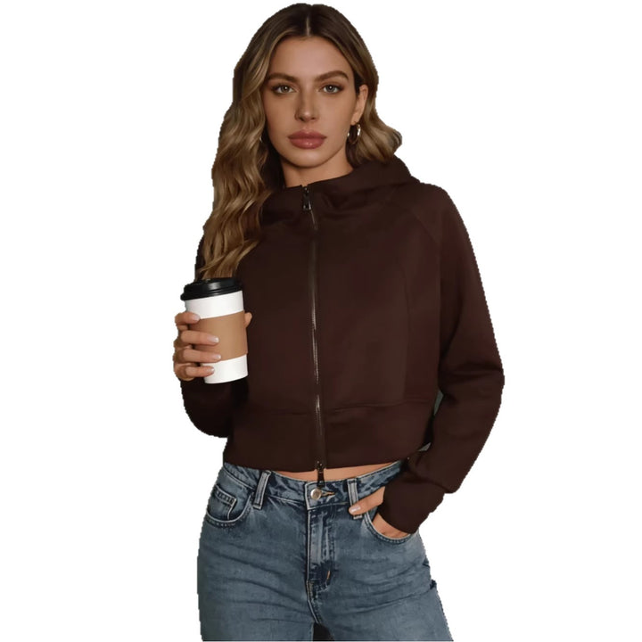Ladies sporty and fashionable jacket with hood Lisslune