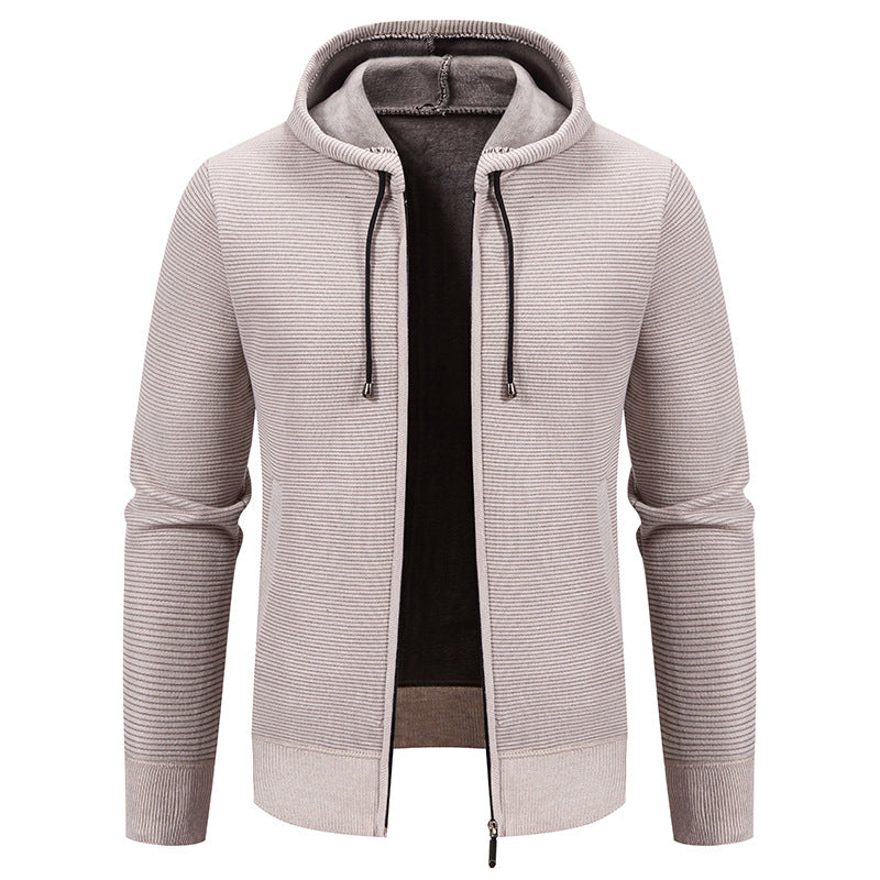 Men's hoodie with modern structural design and insulating lining Lisslune