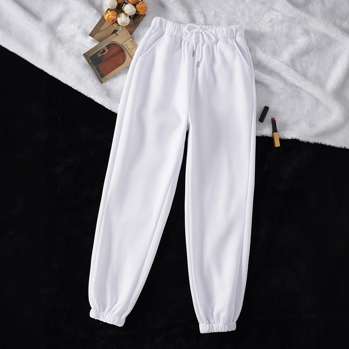 Women comfortable sports pants with elastic waistband and casual fit Lisslune