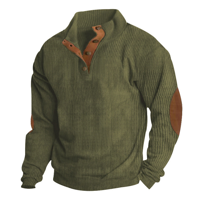 Men's structured sweater with contrast details Lisslune