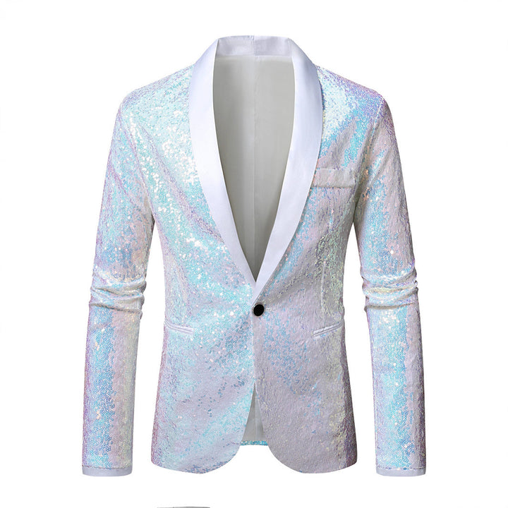 Men's glamorous sequin blazer Lisslune