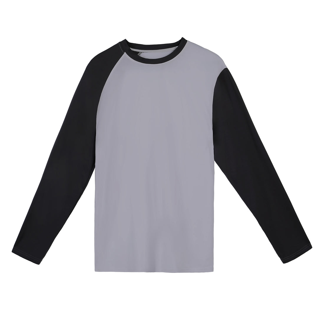 Men's Sports Long Sleeve Shirt with Breathable Inserts and Moisture-Regulating Material Lisslune