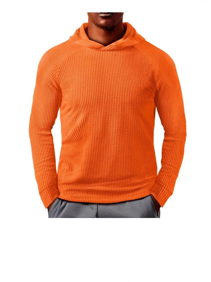 Men's casual hoodie with textured material Lisslune