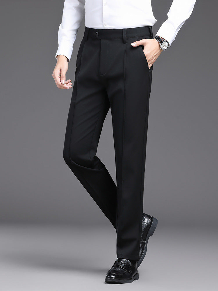 Men's elegant suit trousers with a slim fit and side pockets Lisslune