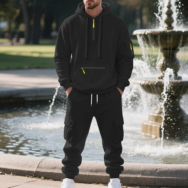 Men's tracksuit with practical pocket design Lisslune