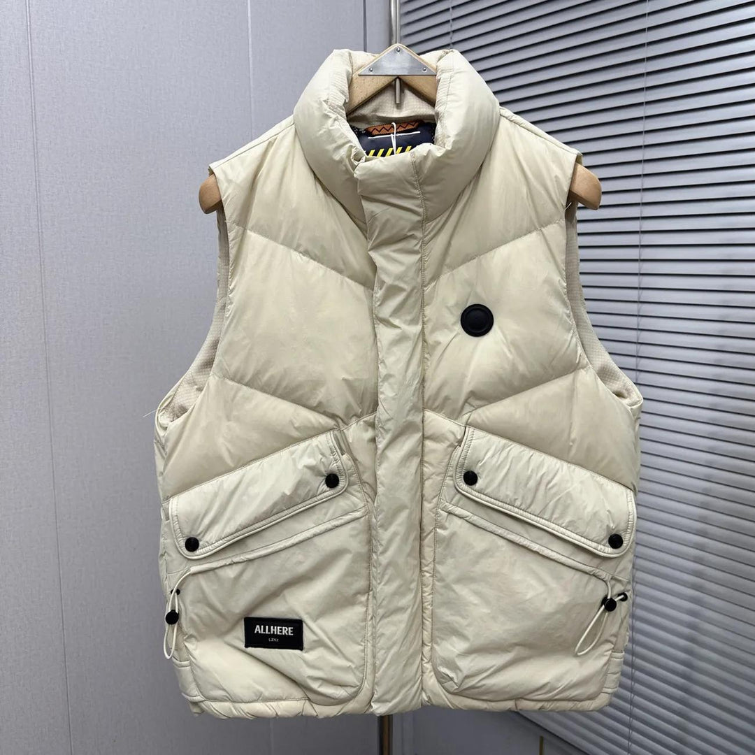 Men's Insulated Quilted Vest with Practical Pockets Lisslune